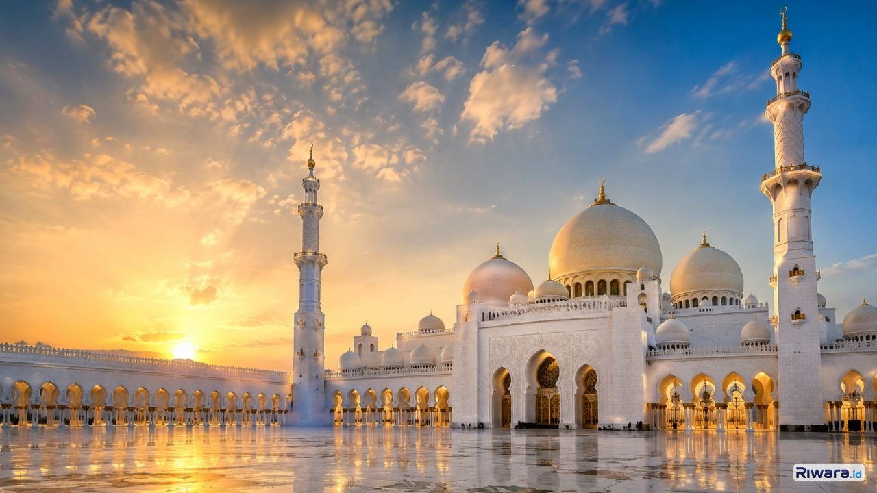 Ilustrasi suasana masjid menjelang Hari Raya Idul Adha 1447 Hijriah Pemerintah melalui Kementerian Agama menetapkan Idul Adha 2026 jatuh pada Rabu 27 Mei 2026 berdasarkan hasil sidang isbat penetapan awal Zulhijah